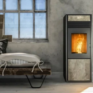 Суха пелетна камина Nobis Fire A10 PLUS QUADRA - 10kW