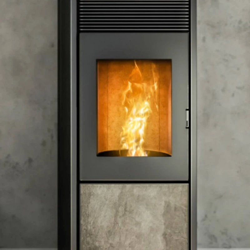 Суха пелетна камина Nobis Fire A10 PLUS QUADRA - 10kW - Image 2