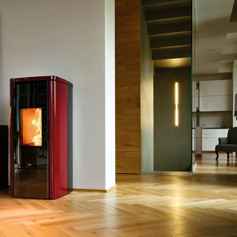 Камина на пелети с водна риза Nobis Fire H14 Shape - 18kW - Image 2