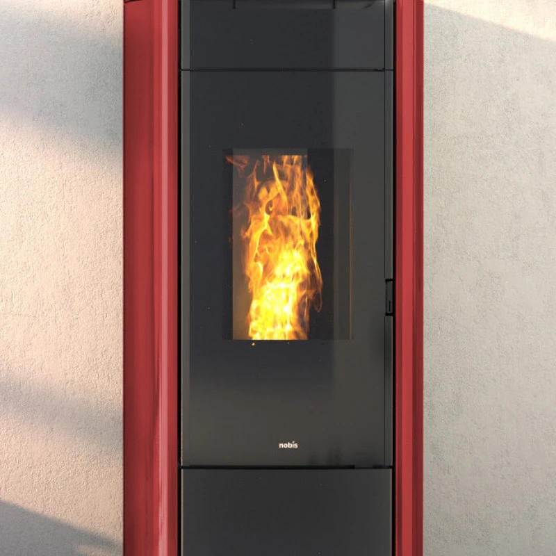 Камина на пелети с водна риза Nobis Fire H14 Shape - 18kW - Image 4