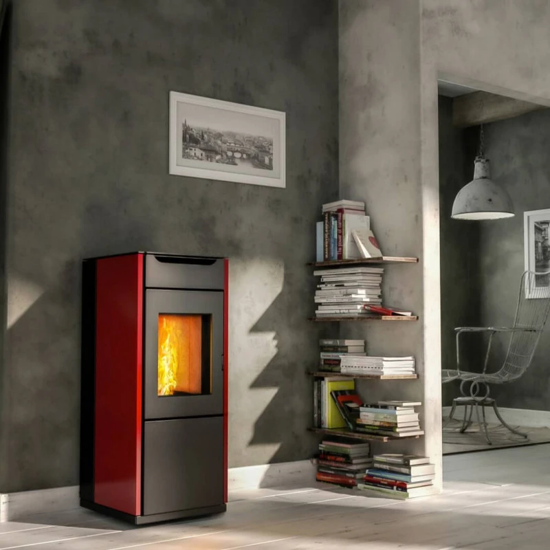 Суха пелетна камина Nobis Fire A8 QUADRA - 8/10kW