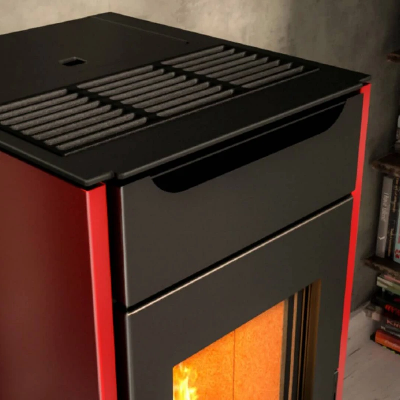 Суха пелетна камина Nobis Fire A8 QUADRA - 8/10kW - Image 2