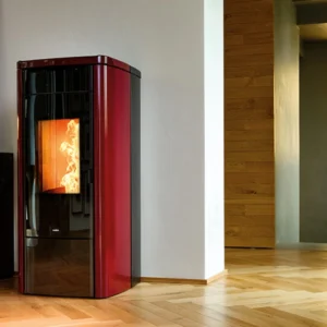Alternative view of Пелетна камина с водна риза Nobis Fire H17 V STEEL SHAPE