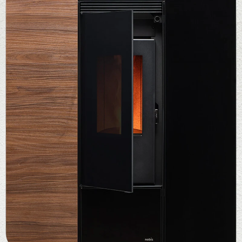 Камина на пелети с водна риза Nobis Fire H17 V LIGHT 20kW - Image 2