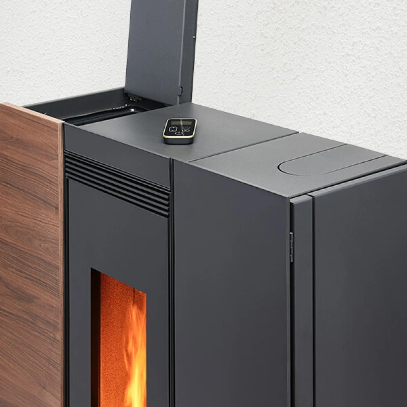 Камина на пелети с водна риза Nobis Fire H17 V LIGHT 20kW - Image 4