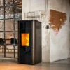 Пелетна камина с водна риза Nobis Fire H25 V STEEL SHAPE
