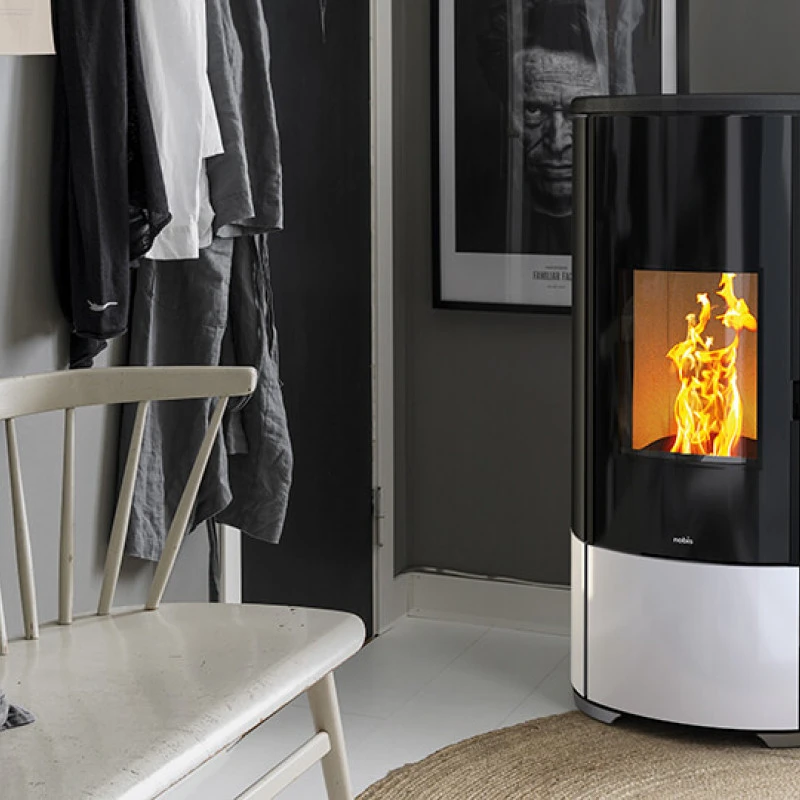 Камина на пелети с водна риза Nobis Fire H10 Shape - 14kW - Image 2