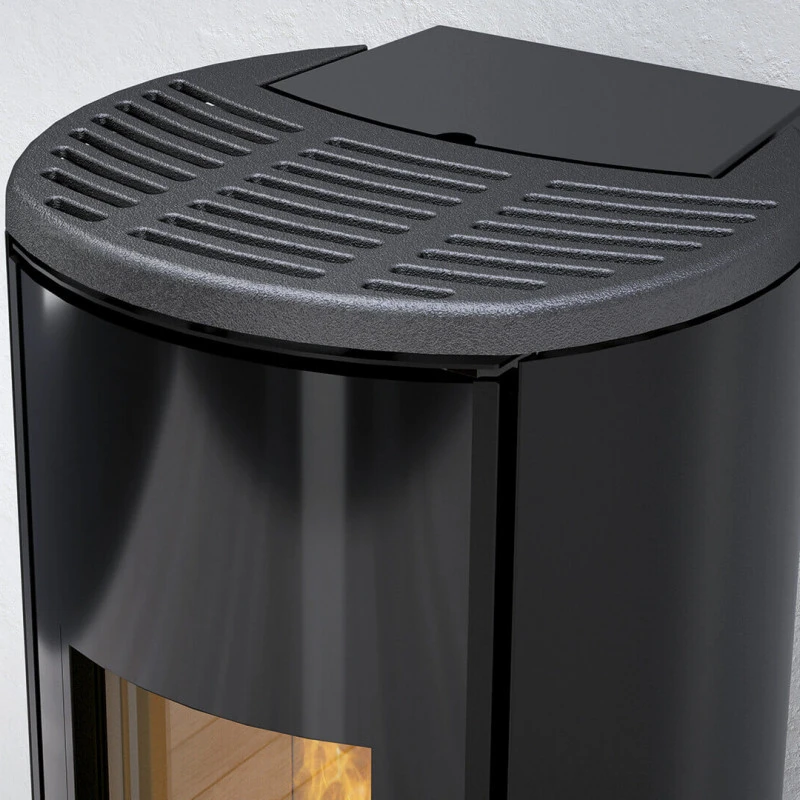 Камина на пелети с водна риза Nobis Fire H10 Shape - 14kW - Image 3
