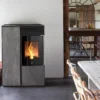 Суха пелетна камина с въздуховоди Nobis Fire A10 LIGHT - 11kW