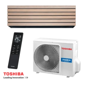 Инверторен климатик Toshiba Super Daiseikai 10 WOOD RAS-B13S4KVDG-E / RAS-13S4AVPG-E