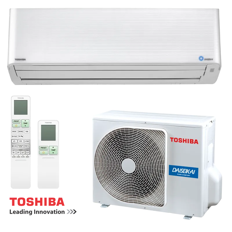 Инверторен климатик Toshiba Super Daiseikai 9 RAS-13PKVPG-E + RAS-13PAVPG-E