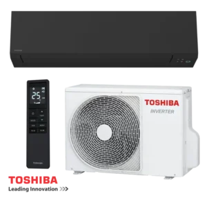 Инверторен климатик Toshiba Shorai Edge RAS-B24G3KVSGB-E + RAS-24J2AVSG-E1 - черен